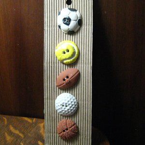 ⚽️ Incomparable Buttons Sports Balls Team Athlete